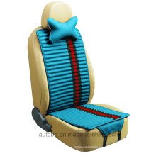 Linen and Velvet Car Seat Cover Double Sides Use-Blue